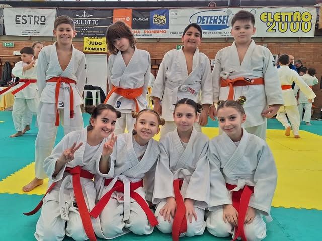 Squadra Judo Agorà a una gara a Piombino